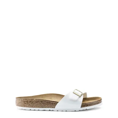 Produktbild von Birkenstock Damen Zehentrenner Badeschlappen Sandalen, Größe:EU 41, Farbe:Weiß