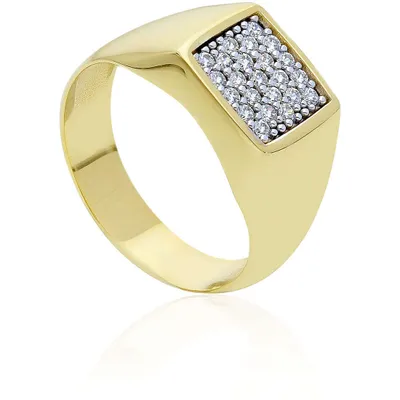 Immagine prodotto di Anelli da dito Anello con sigillo GioiaPura Oro Collezione personalizzata Oro 375 - donna