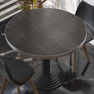 Produktbild von BRASIL | Gastro Tischplatte | Ø 50 cm | Wenge | Rund | Gastro Tischplatte