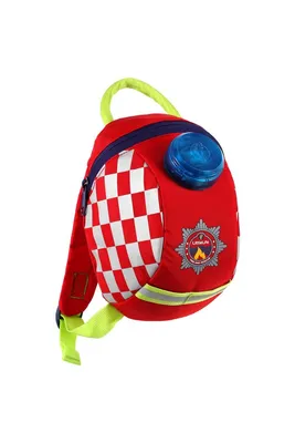 Produktbild von LittleLife Kleinkind-Rucksack 'Emergency' Feuerwehr 2 L mit Blaulicht