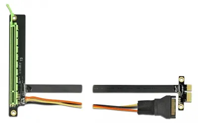 Obrázok produktu pre DeLOCK 85763, SATA, Pcie, Čierna, Zelená, 0,8 m