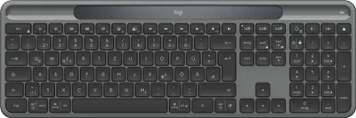 Produktbild von Logitech Slim Solar+ - Graphite - DEU - CENTRAL-419 - Tastatur - QWERTZ
