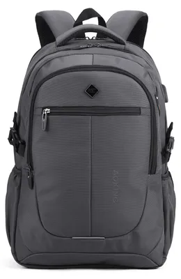 Produktbild von Aoking Uni Rucksack, Schwarz, mit Reißverschluss, 48x33x16 cm, mit mehreren Fächern