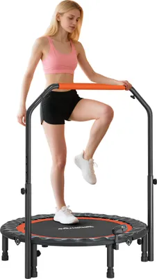 Obrázok produktu pre SPORTNOW 102cm skladacia fitness trampolína s rukoväťou