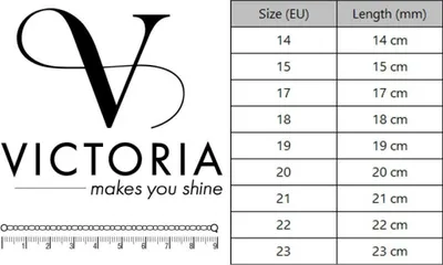 Produktbild von Armband 'Victoria' aus Edelstahl in Roségold, 22 cm