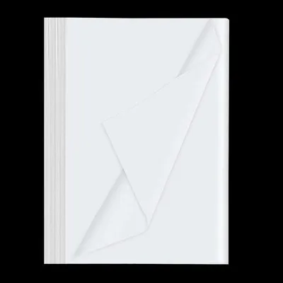Produktbild von Zellstoffpapier 80 Blätter weiß 50 x 35 cm, Verpackungsmaterial für Hochzeitsdekoration, Geburtstag, Bastelset & Geschenkpapier.