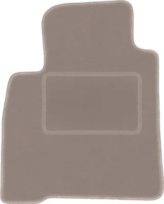 Produktbild von Fahrerfußmatte Velours beige passend für Toyota Land Cruiser J200 FL (2015-, Feld) – mit Befestigungen – passgenau