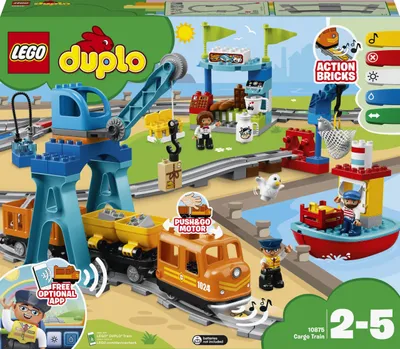 Obrázok produktu pre LEGO DUPLO Nákladný vlak 10875 Hra?ka pre deti