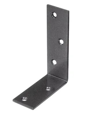 Produktbild von Alberts DURAVIS® Balkenwinkel,ungleichschenklig, schwarzdiamant 75 x 100 x 30 mm
