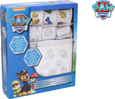 Zdjęcie produktu dla Naklejki i tatuaże do kolorowania Paw Patrol
