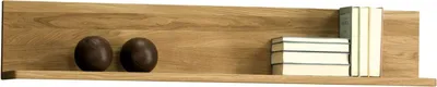 Produktbild von Hängeregal / Wandregal Jussara 09, Farbe: Natur, Eiche teilmassiv – 24 x 129 x 20 cm (H x B x T)