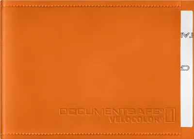 Produktbild von Document Safe 1, Schutzhülle passend für 1 Karte, 63 x 90 mm, orange