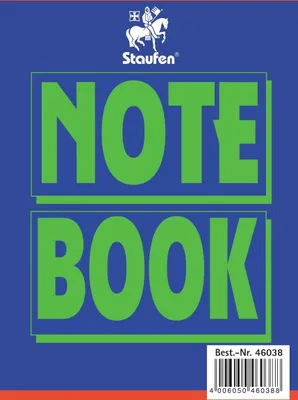 Produktbild von Kollegblock NoteBook A6 160 Blatt kariert Packung mit 3 Stück