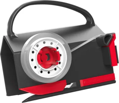 Produktbild von Geschenkpapier-Schneider mit Klebebandspender, 2 Rollen, Geschenkpapier-Schneidegerät mit 2 Klebebändern für Weihnachten und Geburtstage, schwarz