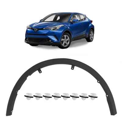 Produktbild von HERSTMOTO Kotflügelverbreiterung Radlaufleiste Links OEM 75602F4010, passend für Toyota C-HR AX10 2016-2023, vorne, ABS-Kunststoff