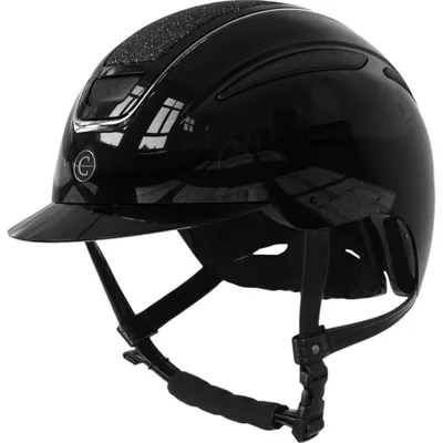 Produktbild von Covalliero Reithelm Elite Helm Lackschwarz 59-61 cm