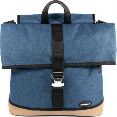 Produktbild von Haberland Einzeltasche Melan I blau - robuste Gepäckträgertasche mit Komfortb...
