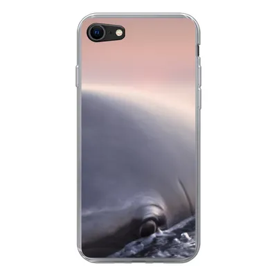 Produktbild von MuchoWow® Handyhülle Schutzhülle Hülle für iPhone 8 Delfin - Wasser - Nahaufnahme Silikon Softcase Handy Hülle - Schutzhaube