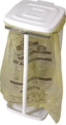 Produktbild von Müllsack Ständer Müllbeutel Mülleimer Gelber Sack Halter Höhenverstellbar Mülltonne Müllsackständer mit Deckel