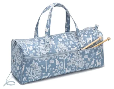 Immagine prodotto di Prym 612655, borsa per lavori a mano "Woodland", colore blu