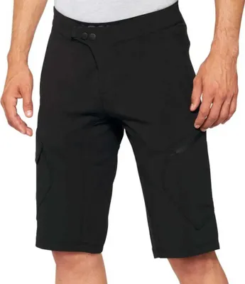 Produktbild von 100% Herren Fahrradshorts Ridecamp mit Innenhose , Schwarz, 32