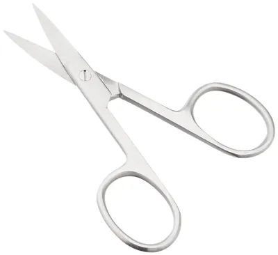 Productafbeelding van Nagelschaar - Nagelknipper - Nagelverzorging - Gebogen scherpe punten - 9 cm - Roestvrij staal