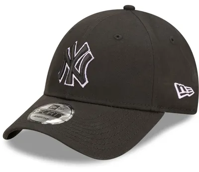 Produktbild von New Era 9FORTY Cap New York Yankees Team Outline black