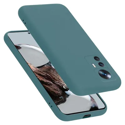 Produktbild von Cadorabo Hülle für Xiaomi 12T / 12T PRO Hülle Silikon Handyhülle Case aus flüssigem Silikon, Kratzfeste und stoßfeste Schutzhülle für Xiaomi 12T / 12T PRO