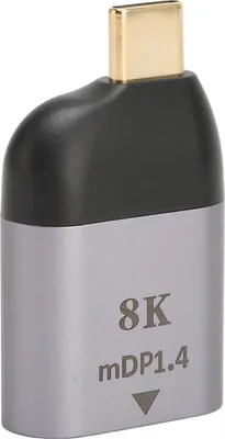 Image de Adaptateur USB C vers Mini DisplayPort Petit adaptateur Plug And Play 8K 60Hz Usb Type C Mâle vers Mini DP Femelle