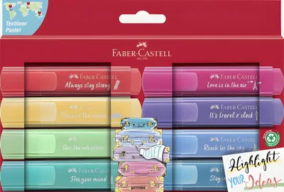 Immagine prodotto di FABER-CASTELL 254626 8 FABER-CASTELL TL 46 Evidenziatore pastello colori assortiti