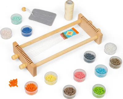 Produktbild von Bigjigs Holzperlenwebstuhl