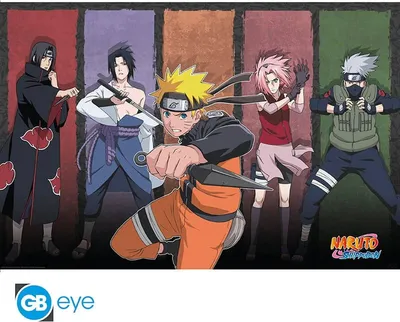 Obrázok produktu pre Plagát Naruto Shippuden Naruto a spojenci 91,5x61cm