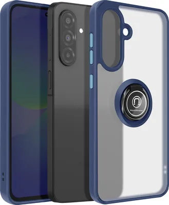 Zdjęcie produktu dla Avizar, Hulle Galaxy A36 Pierścień magnetyczny, półprzezroczysty, granatowy