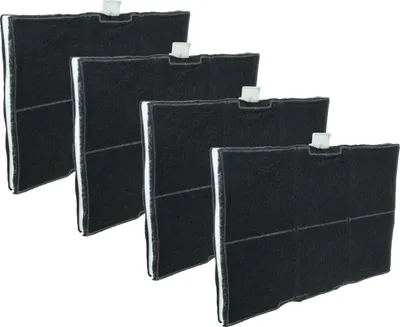 Produktbild von vhbw 4x Aktivkohlefilter kompatibel mit Bosch DWB123652, DWB099752, DWB099950, DSZ5101, DWB093553, DWB129950 Dunstabzugshaube