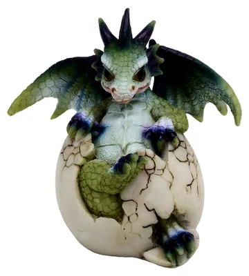Produktbild von Babydrache im Ei grün