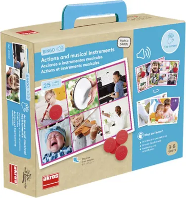 Obrázok produktu pre Vzdelávacia hra Zvuky a nástroje / Akros