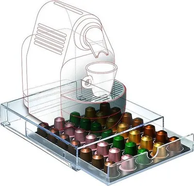 Image de Distributeur de capsules de café noir