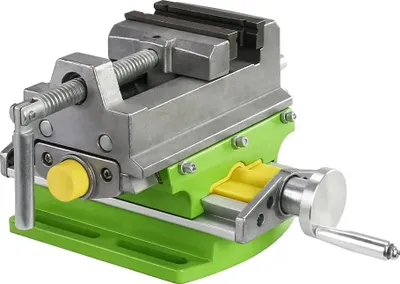 Produktbild von Kreuzschiebestock, 3-Zoll Backenbreite, Metallkonstruktion, geeignet für Fräs- und Bohrmaschinen, Kreuzschiebemechanismus, Präzisionsengineering