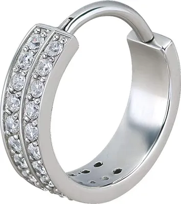 Produktbild von Karisma Edelstahl 316L Hinged Conch/Clicker Ring Piercing Ohrring 1,2mm