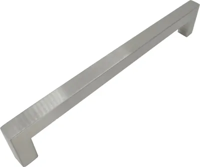 Obrázok produktu pre Elegantná nábytková úchytka z brúsenej nehrdzavejúcej ocele, klasická, rozstup 192 mm, matná čierna, ideálna pre skrinky a zásuvky, model Ventus, vrátane montážnych skrutiek.