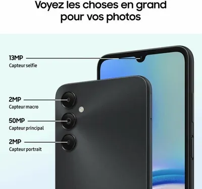 Produktbild von Samsung Galaxy A05s - 4G Smartphone - Dual-SIM - RAM 4 GB / Interner Speicher 64 GB - microSD slot - LCD-Anzeige