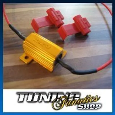 Produktbild von 1x Lastwiderstand Widerstand 25W 12V + Klemmen für LED SMD = CANBUS