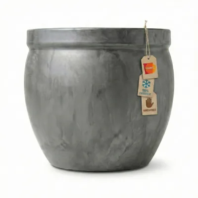 Immagine prodotto di Teramico Vaso da fiori in Vetroceramica "Bavaria Tall" Ø21cm Resistente al gelo