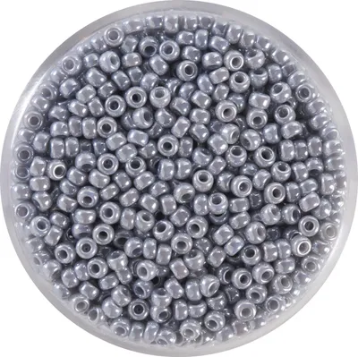 Produktbild von Miyuki-Rocailles, 2,2mm, 12g Pearl-Grey