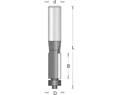 Image de Fraise à affleurer HM HiKOKI 12,7 x 71 mm