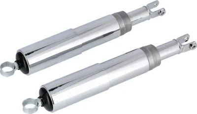 Produktbild von Set: 2x Federbein vorn mit Gabelaufnahme + Chromhülsen - für MZ ES 250