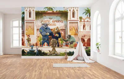 Produktbild von Vlies Fototapete - Zoomania - Größe 350 x 250 cm