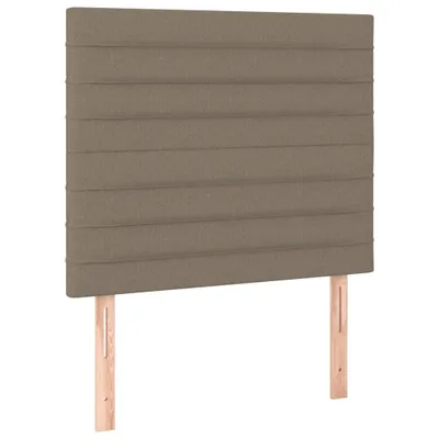 Produktbild von Kopfteile 2 Stk. Taupe 100x5x78/88 cm Stoff