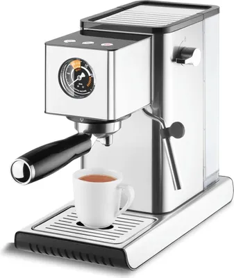 Obrázek produktu pro Kávovar Catler na espresso, cappuccino a latte, italské čerpadlo 20 bar a napěňovač mléka - Espresso kávovar, termoblok, s patentovanou parní tryskou, Barista Express ES300
