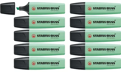 Image de STABILO Boss Original Pastel marqueur 1 pièce(s) Pointe biseautée Menthe